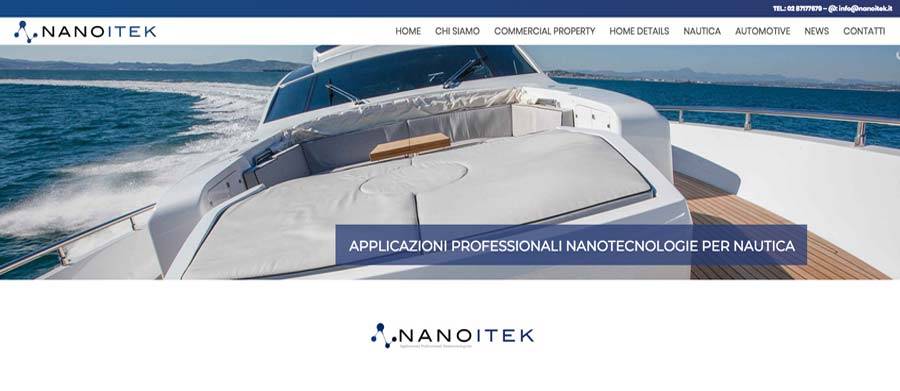 Realizzazione sito Web Nanotecnologie Milano