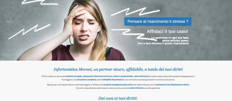 sito internet infortunistica milano