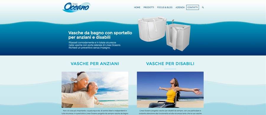 sito internet produzione vasche con sportello