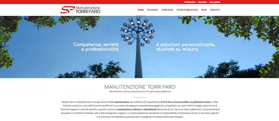 sito web manutenzione torri faro