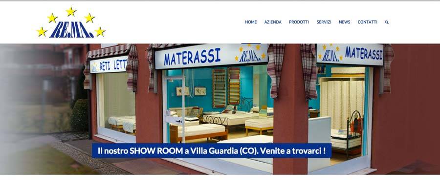 sito web materassi como