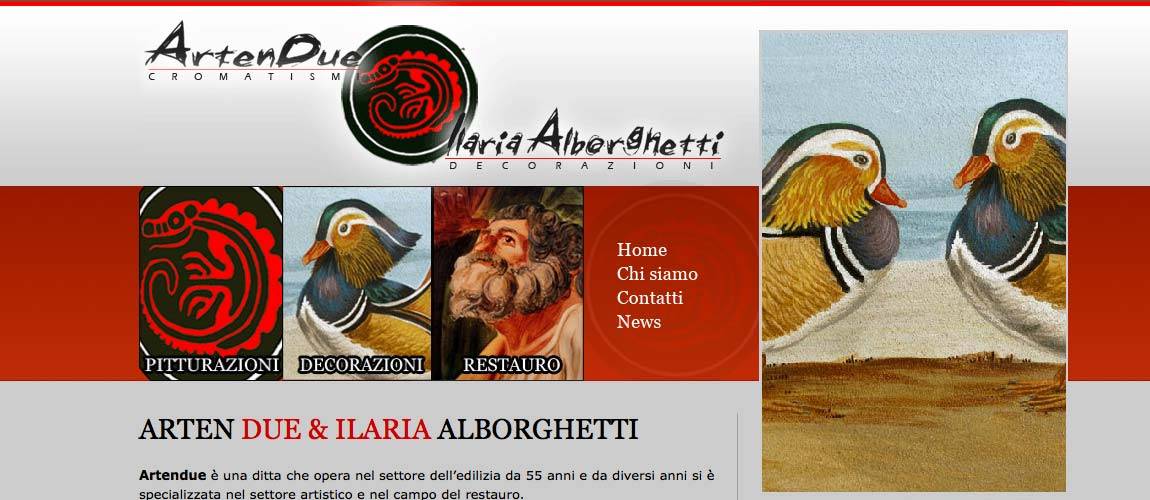 Creazione sito web Arten Due, imbianchini