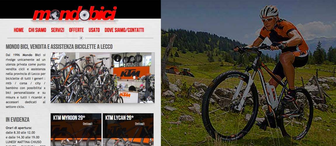 sito internet negozio biciclette