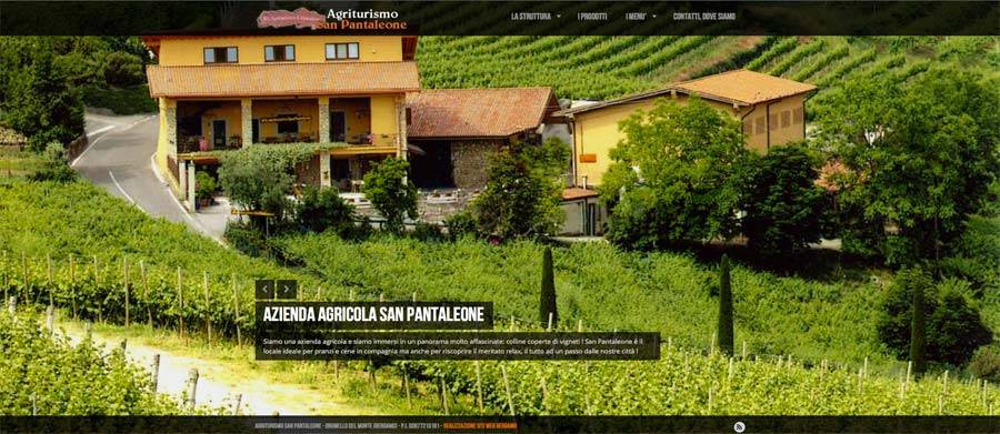 Creazione sito web Bergamo, Agriturismo San Pantaleone