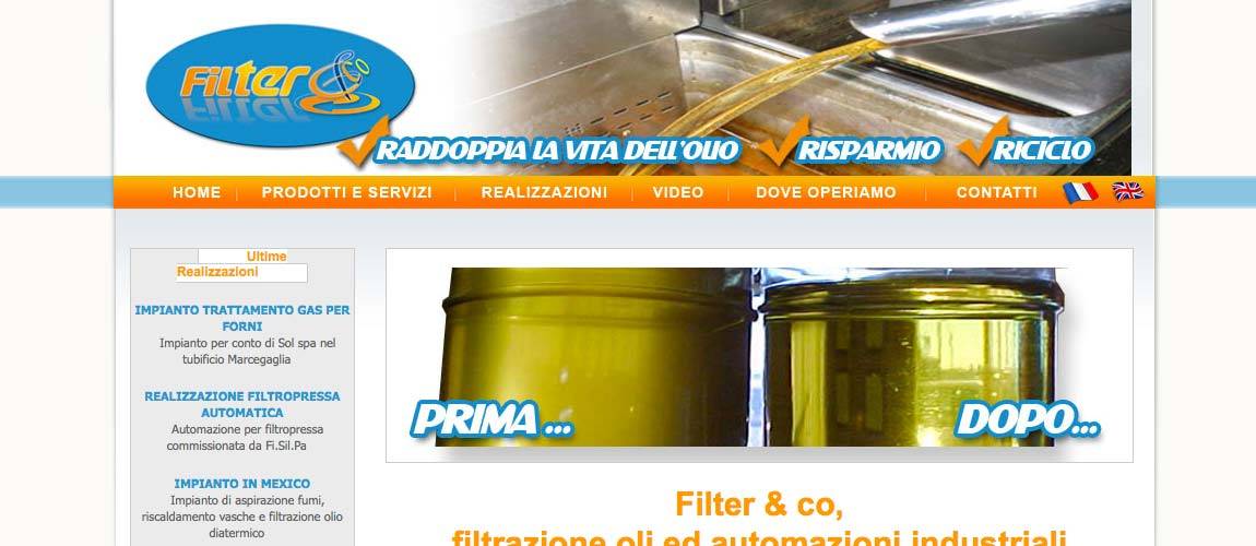 Realizzazione sito web Filter & Co.