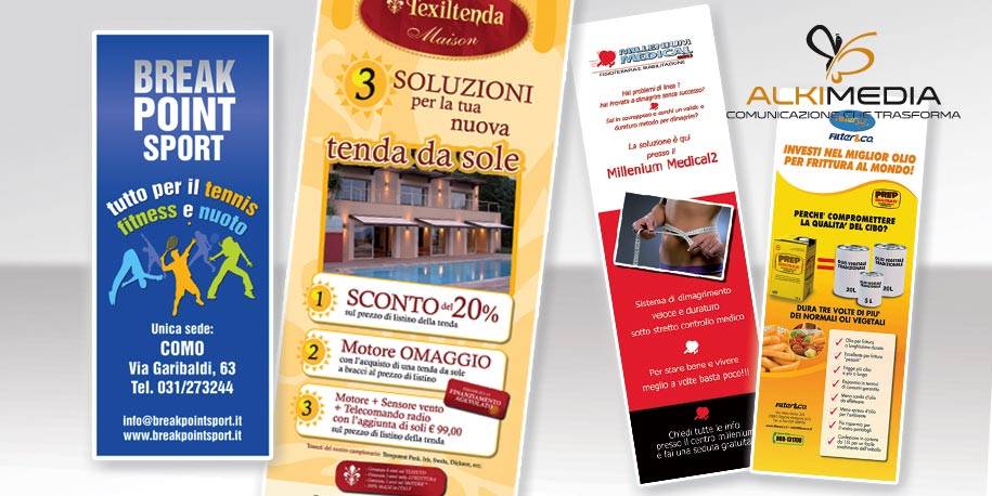 Stampa roll up, espositori e cartelli da terra